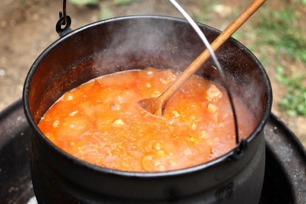 soups and stews provide a hearty meal during camp